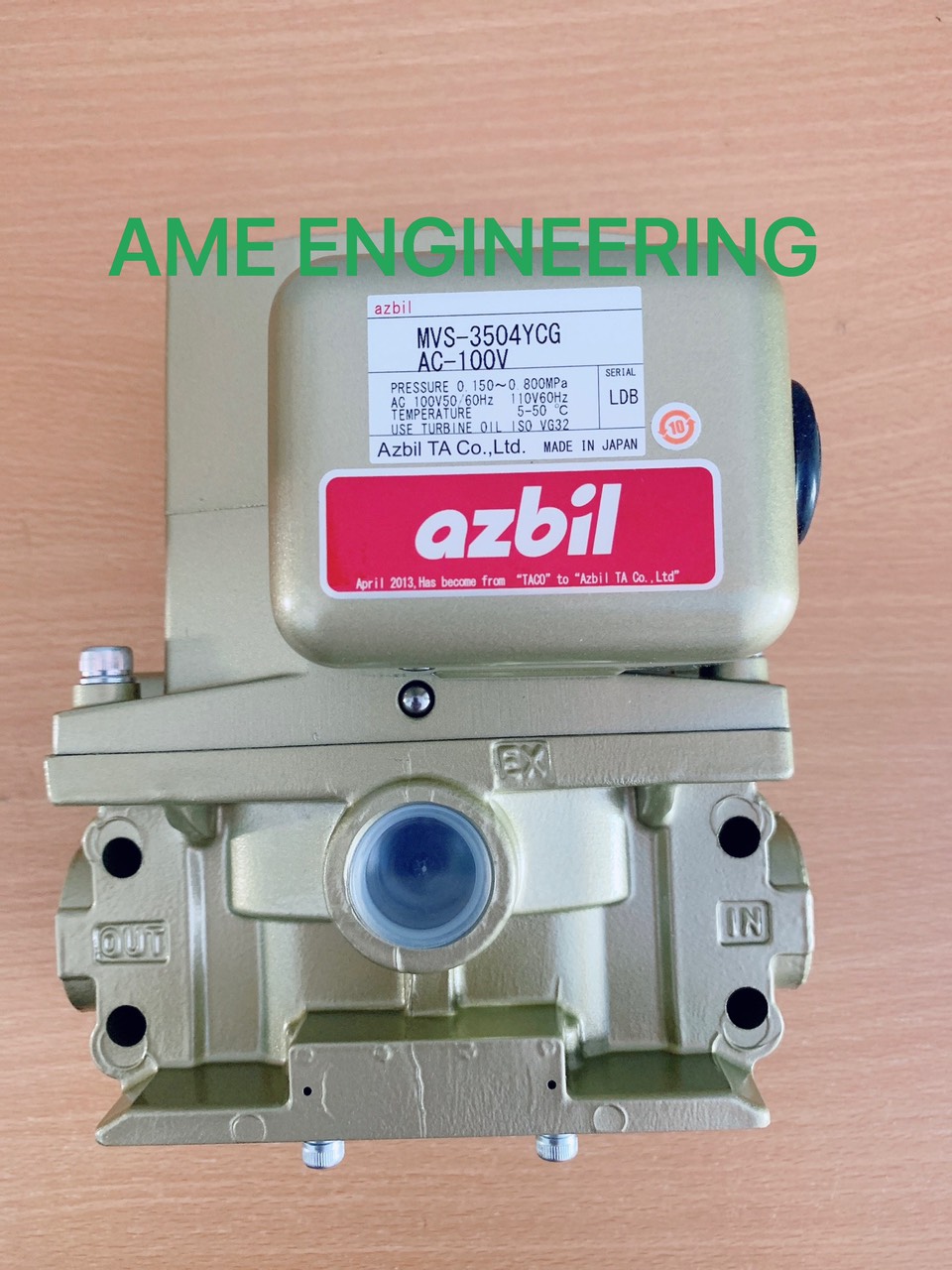 Azbil valve MVS-3504YCG